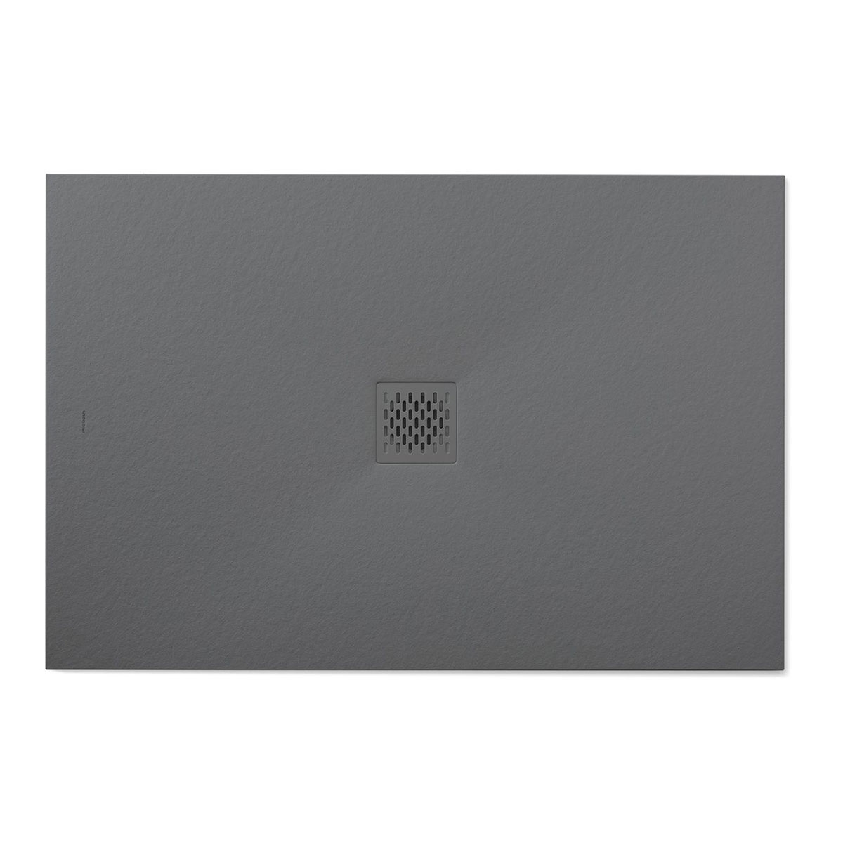 Resin Shower Trays McBath - Rectangular shower tray 120x80 Coliseo Stone Nox Cement