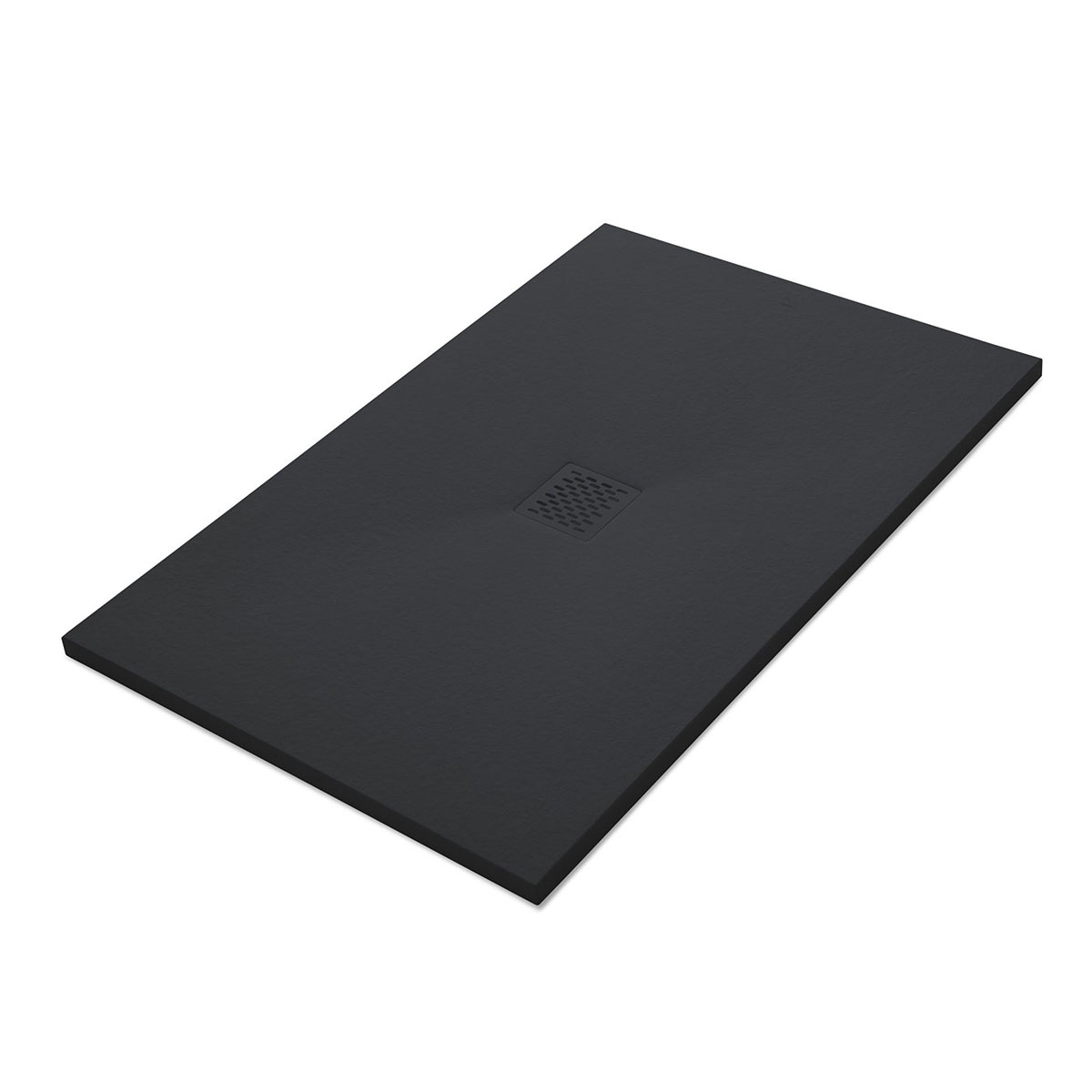 Rectangular shower tray 120x80 Coliseo Stone Nox Graphite - McBath