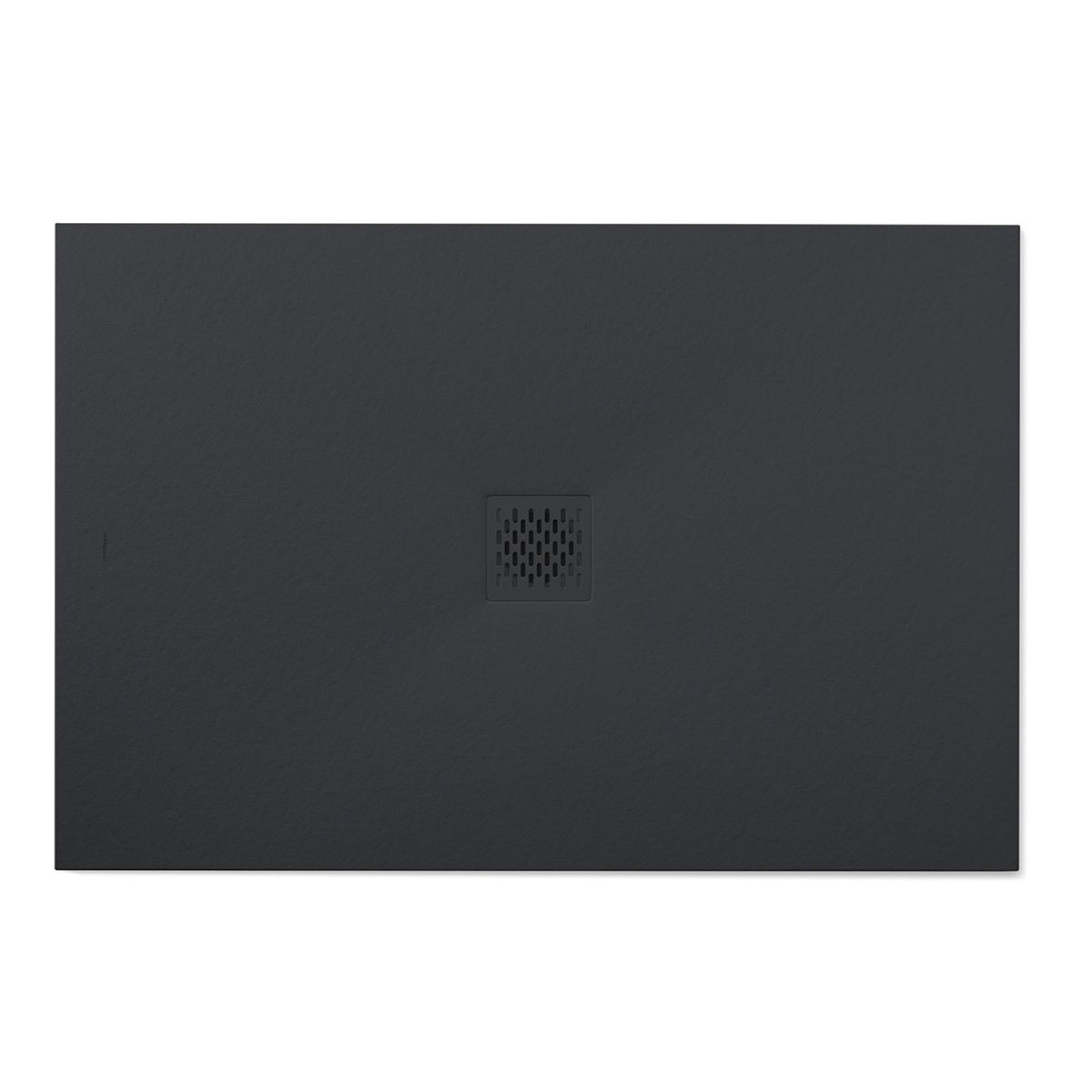 Resin-Duschschalen – Rechteckige Duschwanne 120x80 Coliseo Stone Nox Graphite – Harz-Duschschale 120 x 80 c