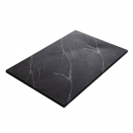 Plato de ducha rectangular 120x80 Mirage Marquina Negro - McBath