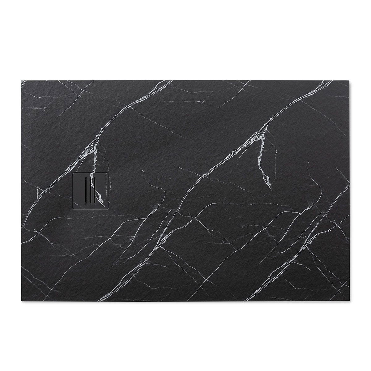 McBath - Mirage Marquina Noir receveur de douche rectangulaire 120x80