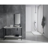 Mirage Receveur de douche rectangulaire gris travertin 120x80 - Receveurs de douche en résine McBath