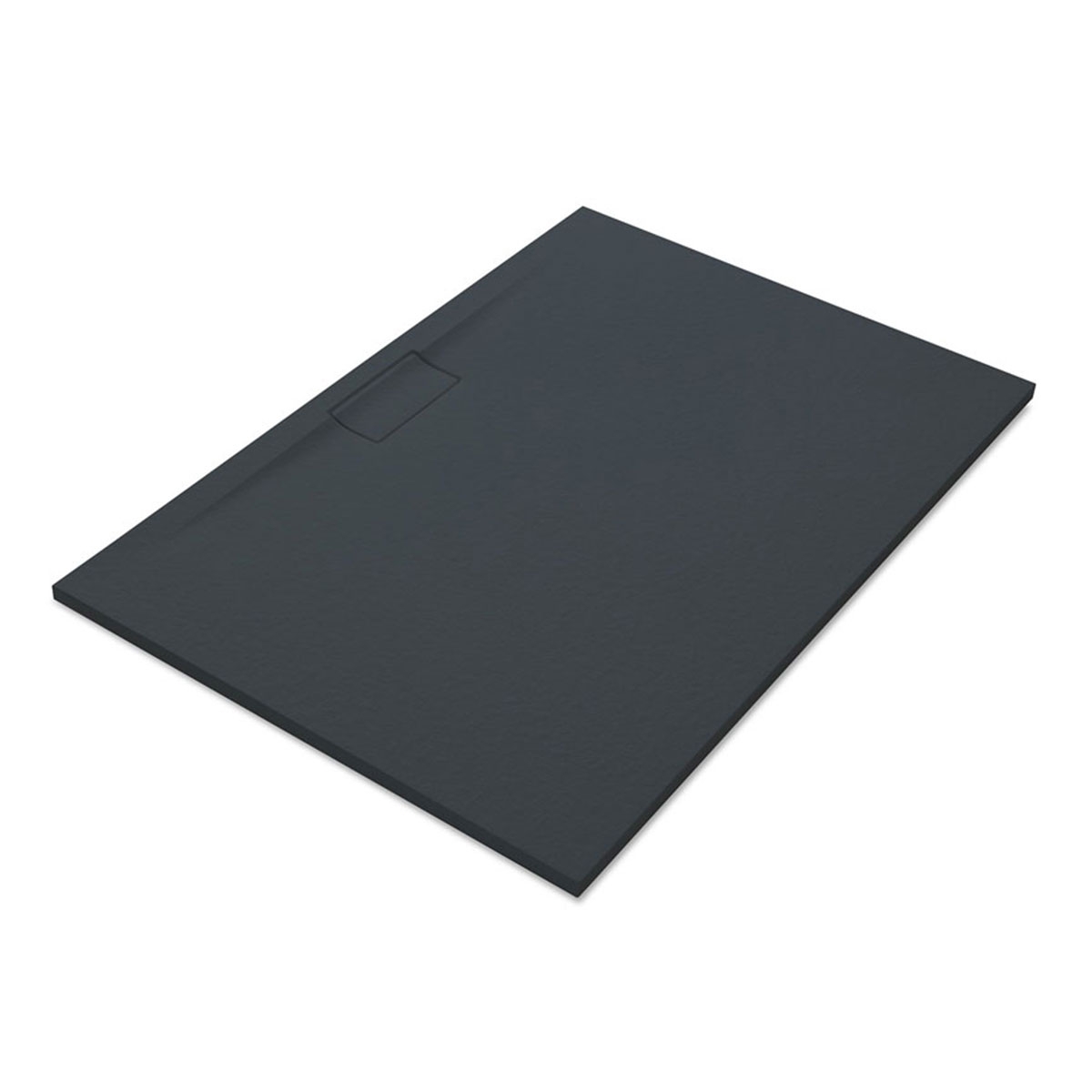 Plato de ducha rectangular 120x80 Nova Stone Cover Antracita - McBath