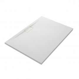 Plato de ducha rectangular 120x80 Nova Stone Cover Blanco