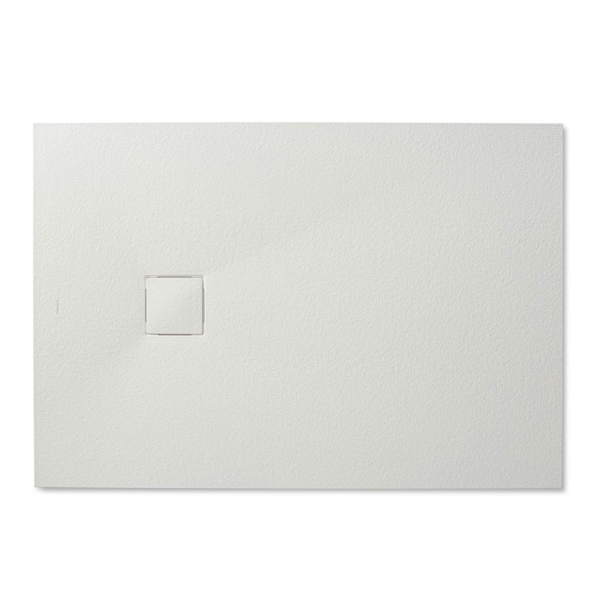 McBath - Plato de Ducha de Resina de 120 x 80 cm - Plato de ducha rectangular 120x80 Zeus Vulcano Blanco