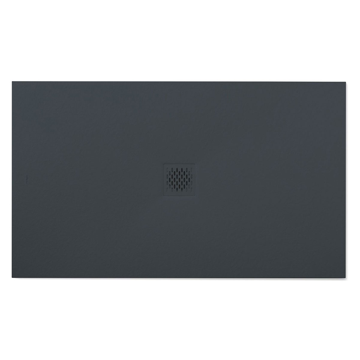 Resin Shower Trays - Resin Shower Tray 140 x 80 cm - Rectangular shower tray 140x80 Coliseo Stone Nox Antrac