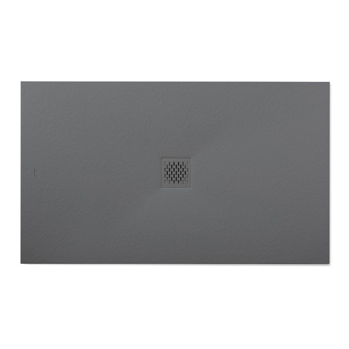 Resin Shower Trays - Resin Shower Tray 140 x 80 cm - Rectangular shower tray 140x80 Coliseo Stone Nox Cement