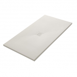 Receveur de douche rectangulaire 140x80 Coliseo Stone Nox Ivory