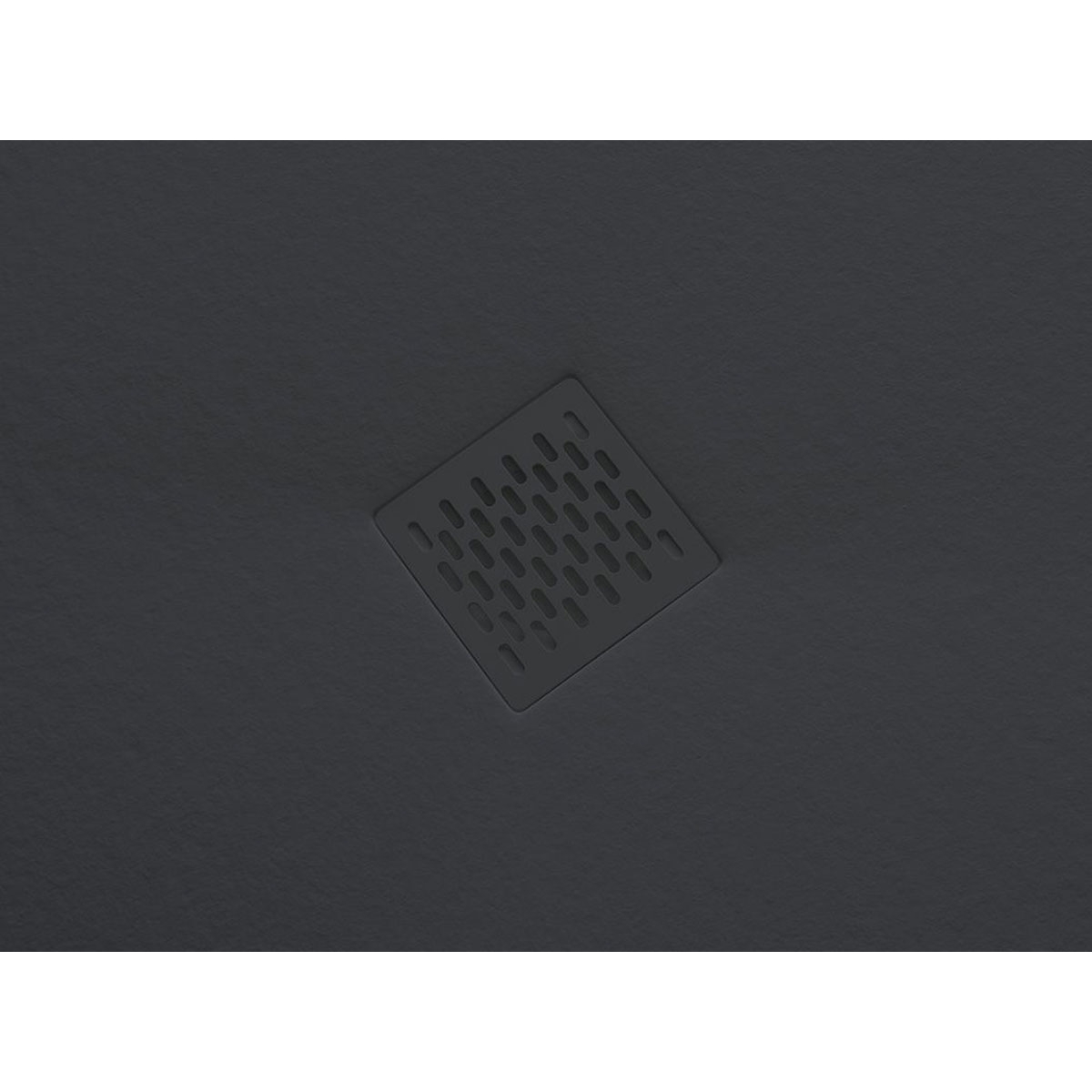 Photo of Rectangular shower tray 140x80 Coliseo Stone Nox Graphite