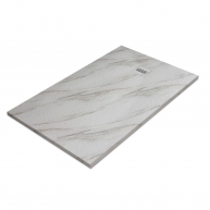 Mirage Calacatta White Rectangular Shower Tray 140x80 - McBath