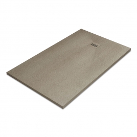 Mirage Travertine Beige rectangular shower tray 140x80