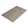 Plato de ducha rectangular 140x80 Mirage Travertino Beige - McBath