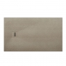 Base de duche retangular Mirage Travertino bege 140x80 - Bases de duche em resina McBath