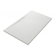 Rechteckige Duschschale 140x80 Nova Stone Abdeckung Weiß - McBath