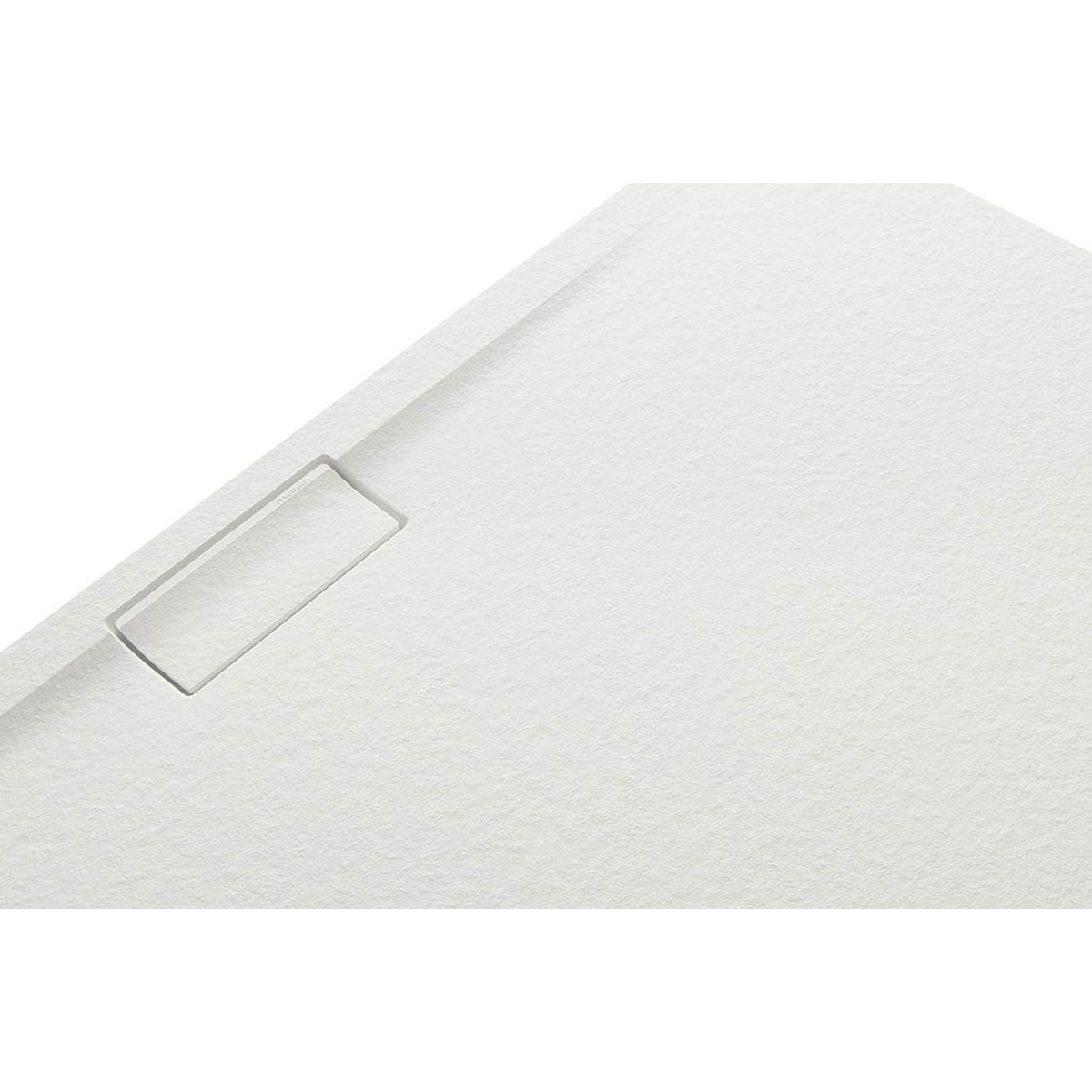 Photo of Rectangular shower tray 140x80 Nova Stone Cover White