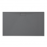 McBath - Plato de Ducha de Resina de 140 x 80 cm - Plato de ducha rectangular 140x80 Nova Stone Cover Cemento