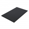 Zeus Vulcano Graphite 140x80 rectangular shower tray - McBath