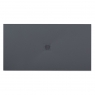 Resin Shower Trays - Resin Shower Tray 160 x 80 cm - Rectangular shower tray 160x80 Coliseo Stone Nox Basalt