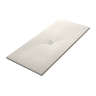 Receveur de douche rectangulaire 160x80 Coliseo Stone Nox Beige - McBath