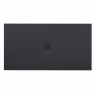 Bases de duche de resina - Base de duche de resina 160 x 80 cm - Base de duche retangular 160x80 Coliseo Stone Nox Grafit