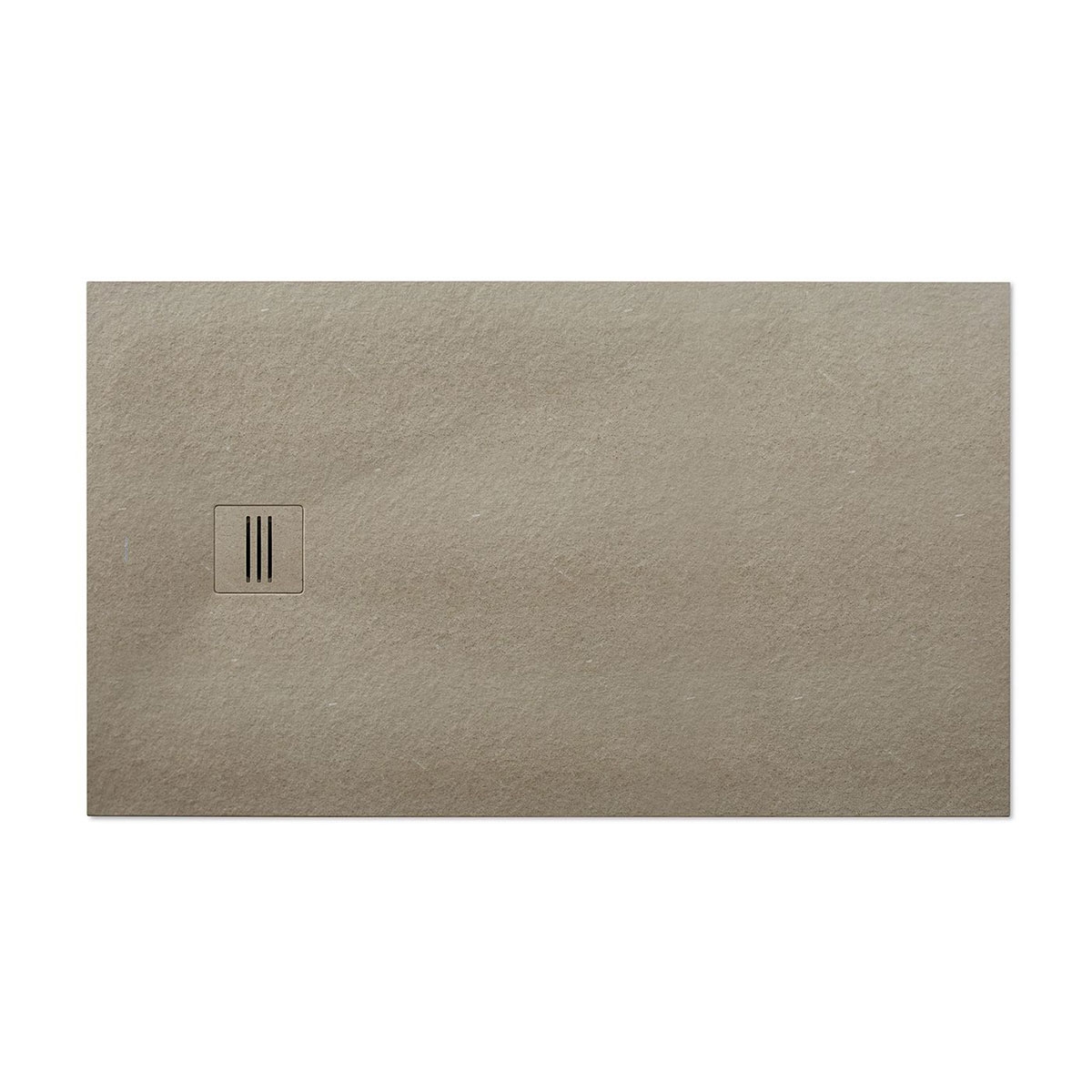 Plato de ducha rectangular 160x80 Mirage Travertino Beige - Platos de Ducha de Resina McBath