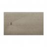 Plato de ducha rectangular 160x80 Mirage Travertino Beige - Platos de Ducha de Resina McBath