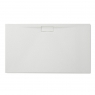 Resin Shower Trays - 160 x 80 cm Resin Shower Tray - Nova Stone Cover White 160x80 Rectangular Shower Tray
