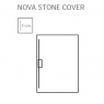 McBath Resin Shower Trays - Base de duche retangular 160x80 Nova Stone Cover Graphite