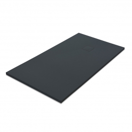 Base de duche retangular 160x80 Zeus Vulcano Antracite
