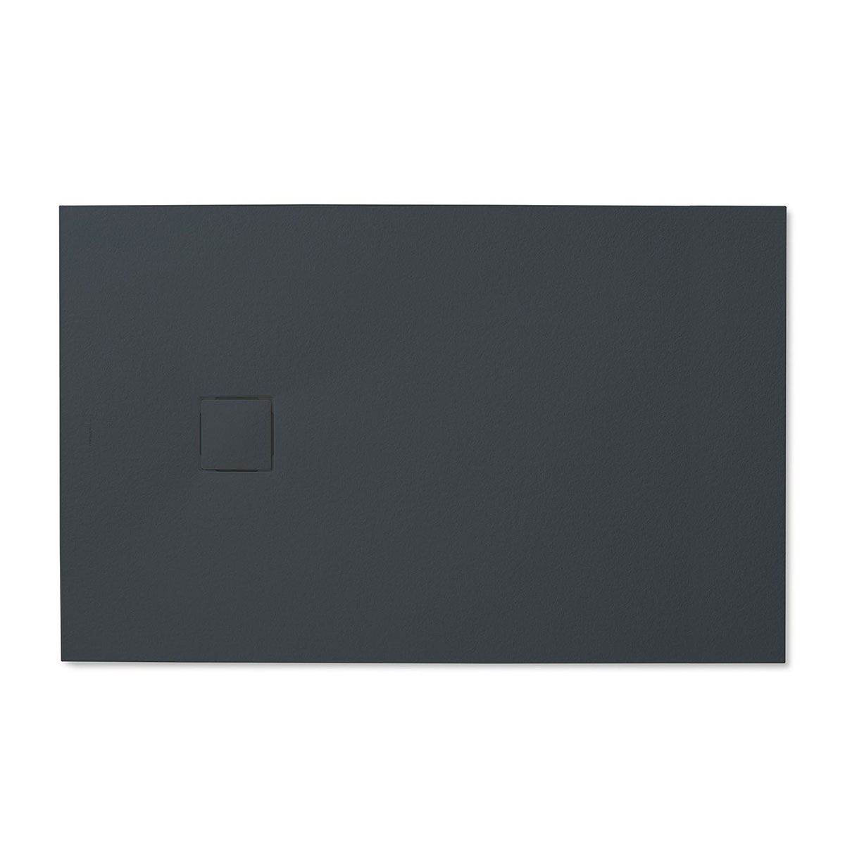 Receveur de douche rectangulaire 160x80 Zeus Vulcano Anthracite - receveurs de douche en résine McBath