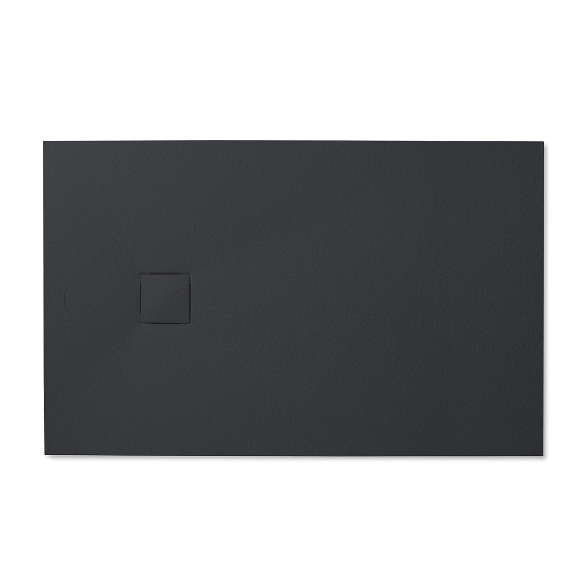 McBath - Receveur de douche rectangulaire 160x80 Zeus Vulcano Graphite