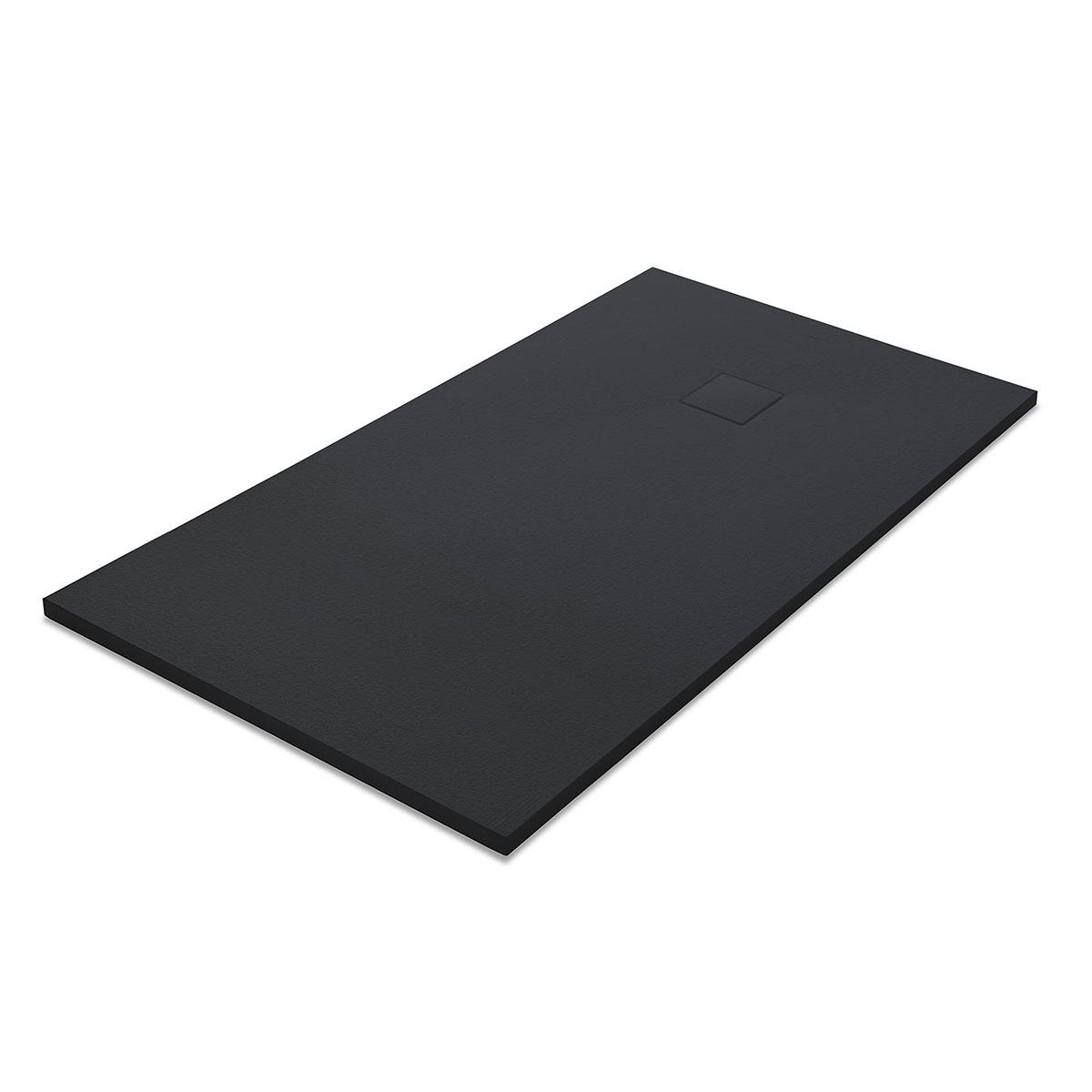 Zeus Vulcano Graphite 160x80 rechteckige Duschwanne – McBath