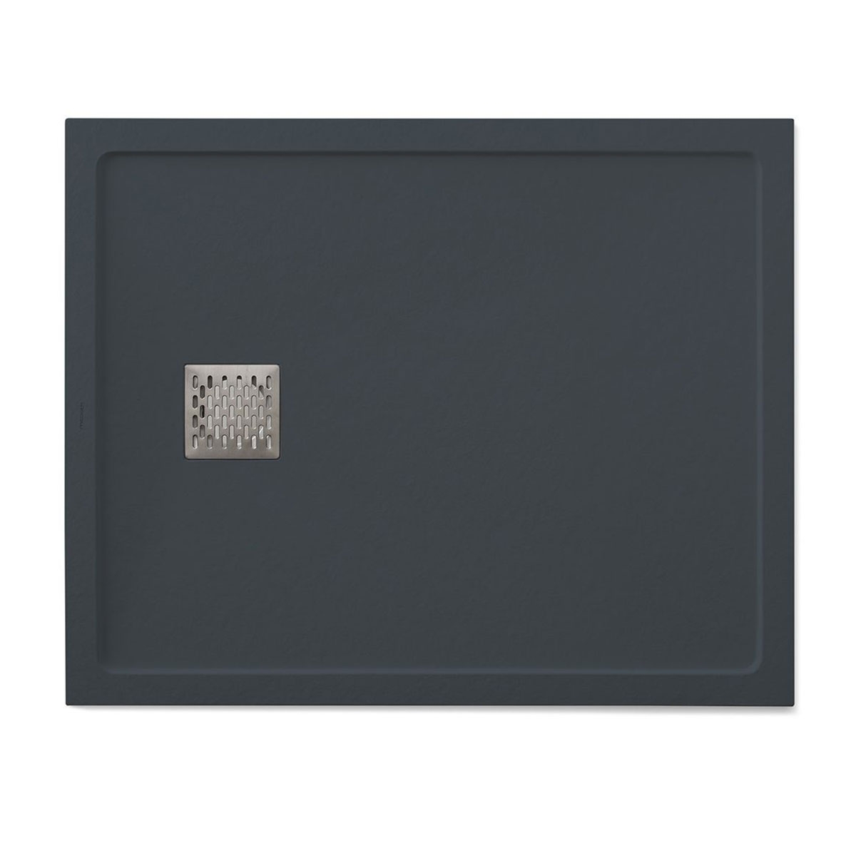 Photo de Receveur de douche rectangulaire 100x80 Ares Stone Nox Anthracite