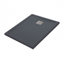 Receveur de douche rectangulaire 100x80 Ares Stone Nox Basalt