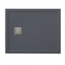 Receveur de douche rectangulaire 100x80 Ares Stone Nox Basalt
