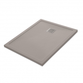Base de duche retangular 100x80 Ares Stone Nox Fango