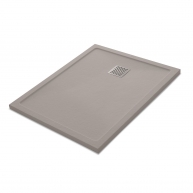 Ares Stone Nox Fango receveur de douche rectangulaire 100x80 - McBath