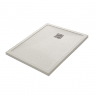 Base de duche retangular Ares Stone Nox Ivory 100x80 - McBath