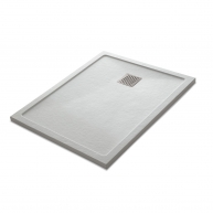 Base de duche retangular 100x80 Ares Stone Nox Pearl - McBath