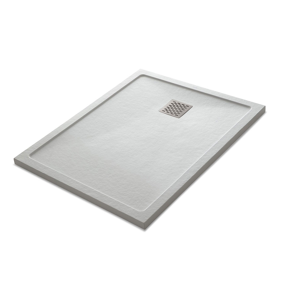 Receveur de douche rectangulaire 100x80 Ares Stone Nox Pearl - McBath