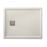 Rectangular shower tray 100x80 Ares Stone Nox Beige