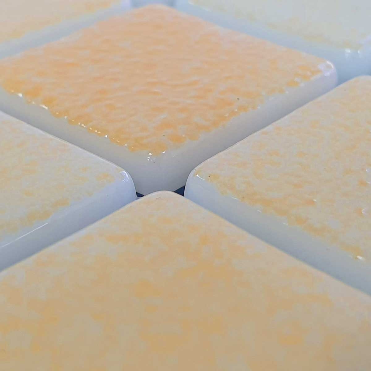 Mist orange mosaic tiles