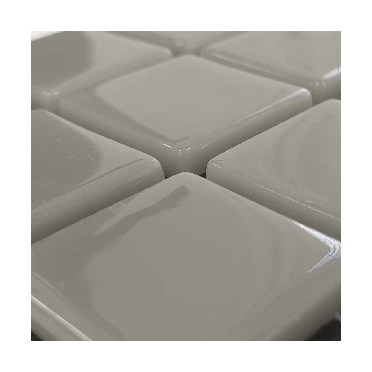 Mosaïque unie gris foncé