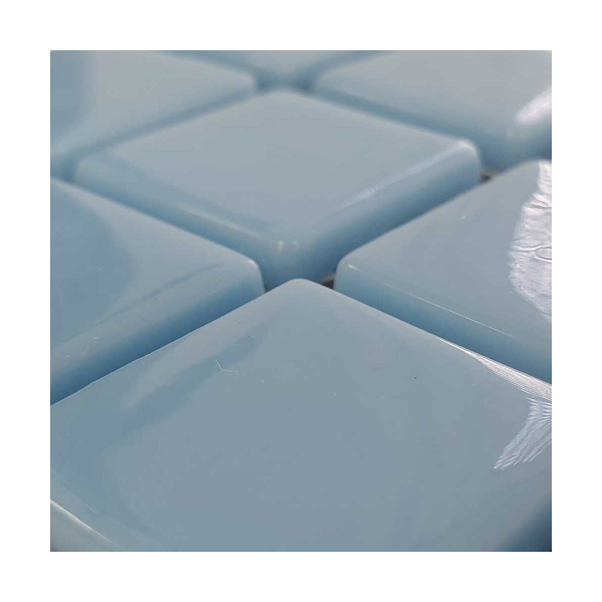 Plain Turquoise Mosaic