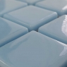Mosaïque turquoise unie