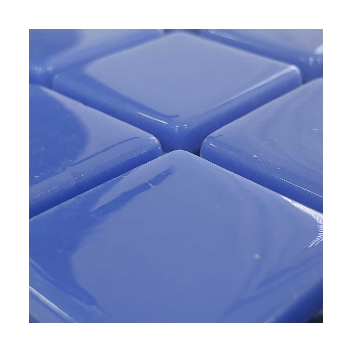 Mosaïque bleu marine clair uni