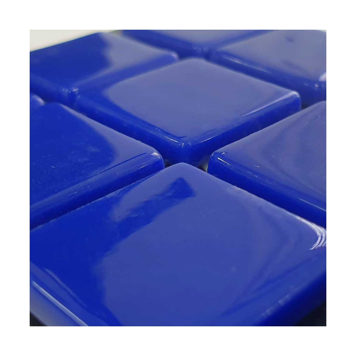 Plain Navy Blue Mosaic