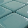 Mosaïque unie bleu turquoise
