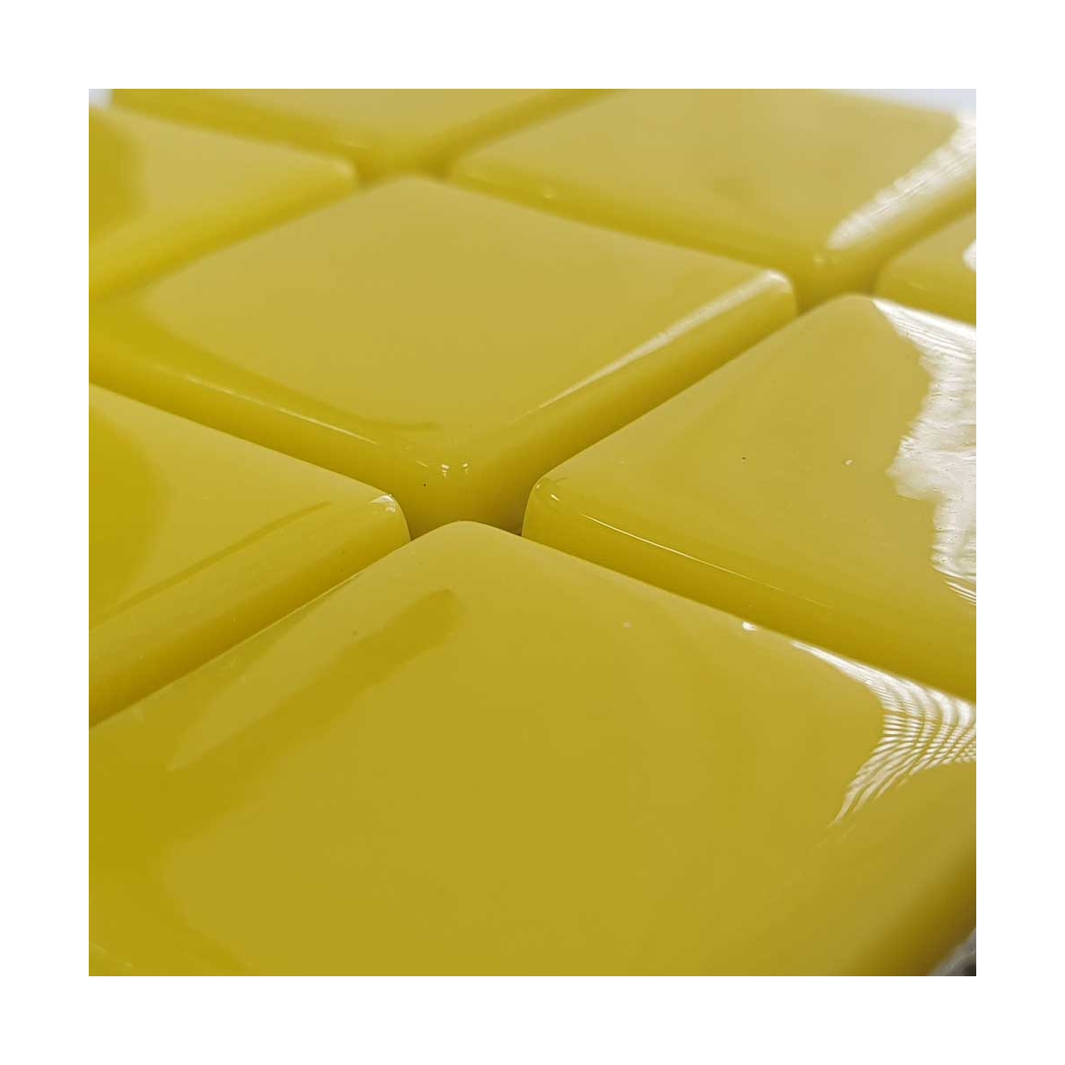mosaïque jaune unie