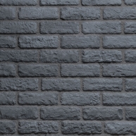 London black brick imitation cladding - Verniprens